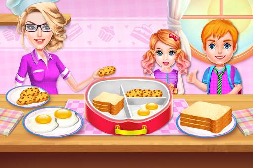 School Kids Cooking Breakfast screenshot 6