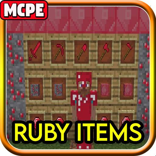 Ruby Items Mod for Minecraft PE 1.0