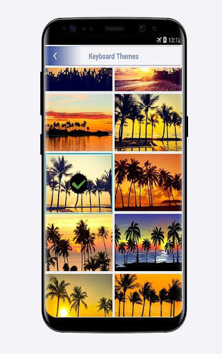 Sunset Beach With Palm keyboard screenshot 6