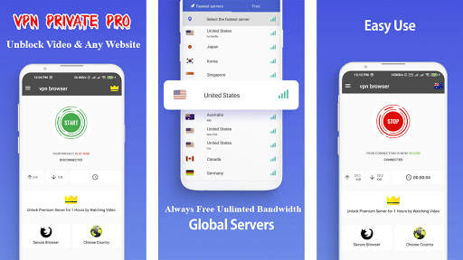 VPN Private Pro With Browser-Hotspot VPN Proxy screenshot 1