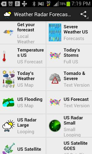 Weather Radar Forecast App screenshot 1