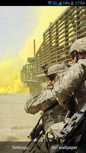 Army Soldier Live Wallpaper screenshot 1