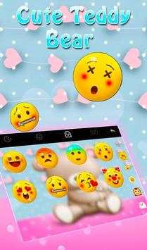 Cute Teddy Bear Keyboard Theme screenshot 5