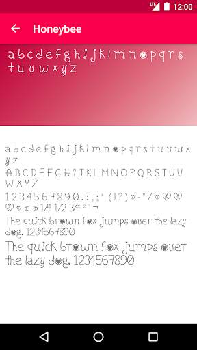 Font Romantis untuk FlipFont screenshot 5