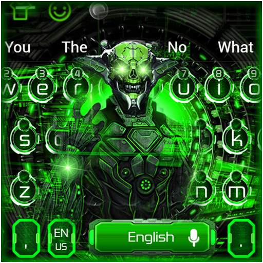 Green Tech Robot Keyboard 10001004