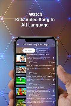 Kids Video Song In All Language screenshot 4