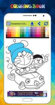 New Coloring Game for Kids: Doraemon screenshot 3