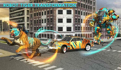Robot Transforming Wild Tiger Game: Cheetah Games screenshot 6