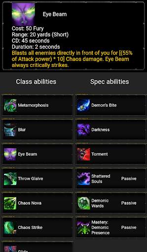 WoW BfA Talents screenshot 4