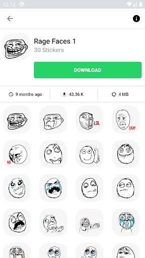 3D Funny Stickers - WAStickers screenshot 3