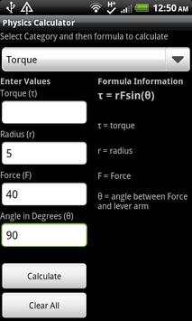 Physics Calculator Demo screenshot 5