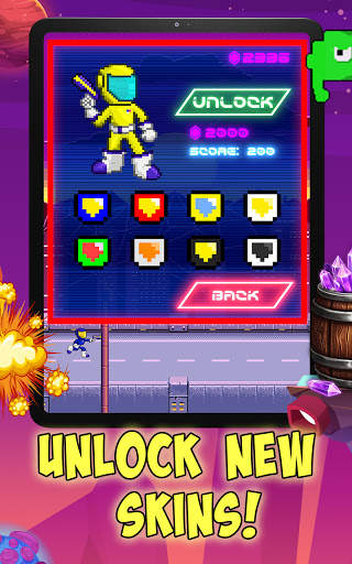 Hop Shot: Alien Attack Game - 2D Space Shooter screenshot 10