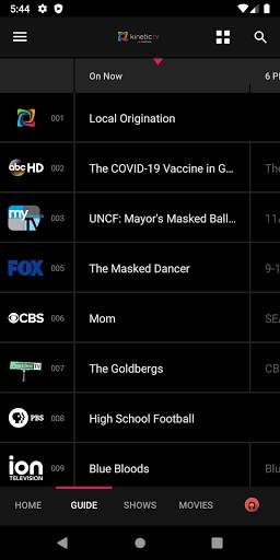 Kinetic TV screenshot 2