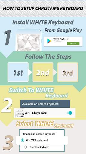 White Keyboard 2018: White Themed Emoji's Keypad screenshot 2