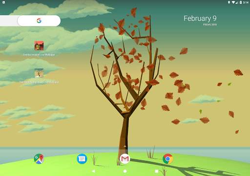 Tree With Falling Leaves Live Wallpaper - FREE screenshot 22