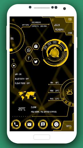 Hi-tech Circuit Launcher screenshot 10