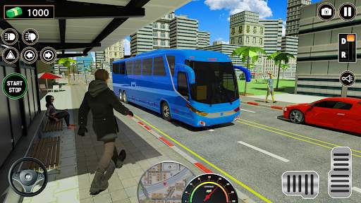 Bus Kota Mengemudi 3D-Game Bus screenshot 1