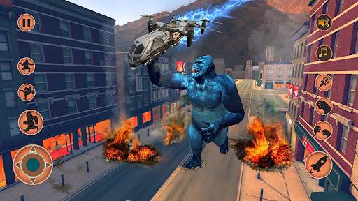 Flying Gorilla Animal Sim 3D screenshot 3
