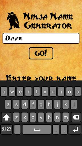 Ninja Name Generator screenshot 2