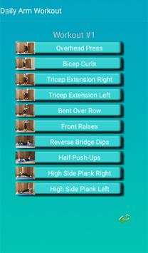 Daily Arm Workout screenshot 1