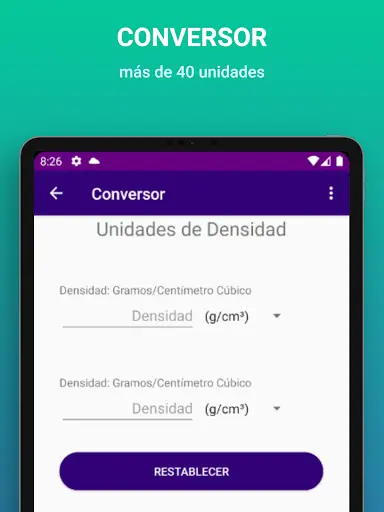 Densidad Masa Volumen screenshot 9