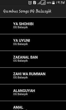 Gambus Songs OG Balasyik screenshot 8