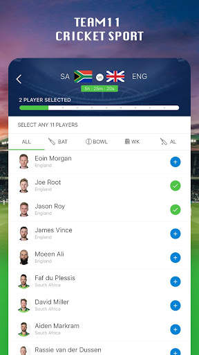 Team11 Cricket Sport screenshot 2