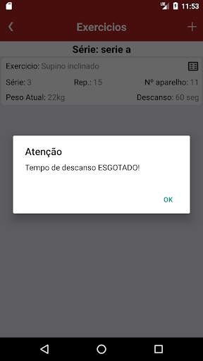 Training Control - ficha de academia screenshot 8