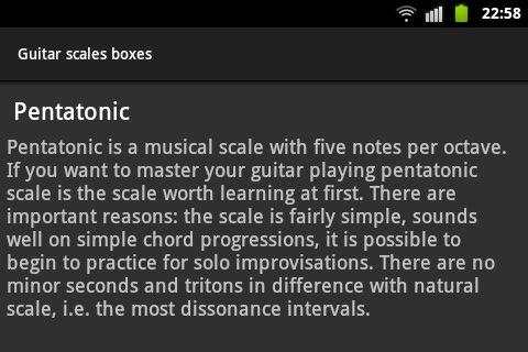Guitar Scales and Boxes screenshot 3