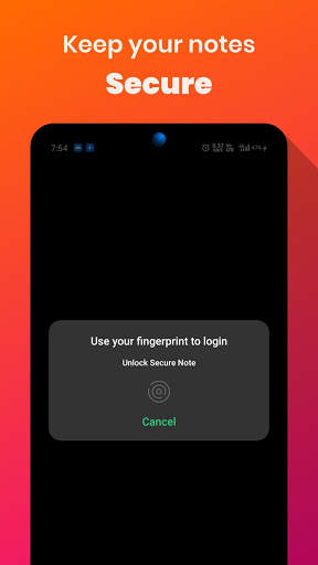 Secure Notes - 100% AD-FREE SECURE OFFLINE NOTEPAD screenshot 2