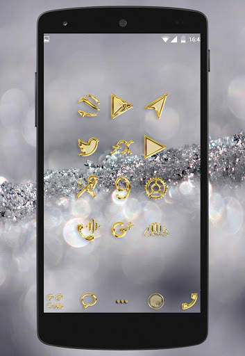 Gold Luxury icon pack best screenshot 3