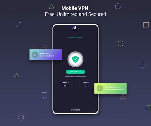Mobile VPN - Safe and Secured screenshot 1