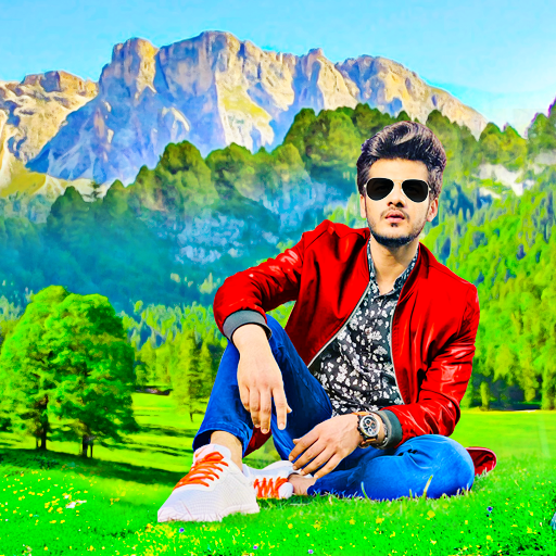 ikon Mountain photo edit hill frame