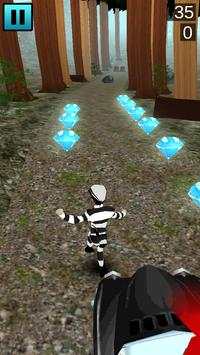 Jungle Prisoner Run Dash 3D screenshot 2