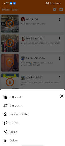 Download Twitter Videos - Twitter Saver screenshot 5