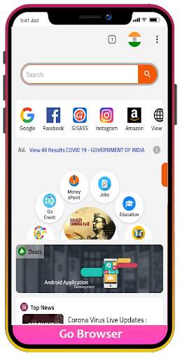 GO Browser - Fast & Secure screenshot 7