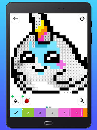 Color By Number - Unicorns Pixel Art screenshot 9