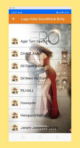 Lagu India Soundtrack Bollywood Offline screenshot 2