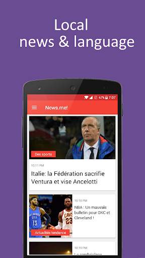 News.me screenshot 2