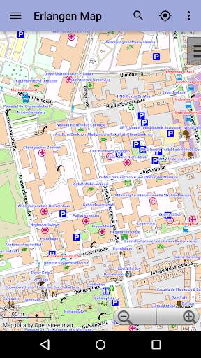 Erlangen Offline City Map screenshot 4