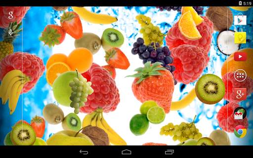 Fruits Live Wallpaper screenshot 4