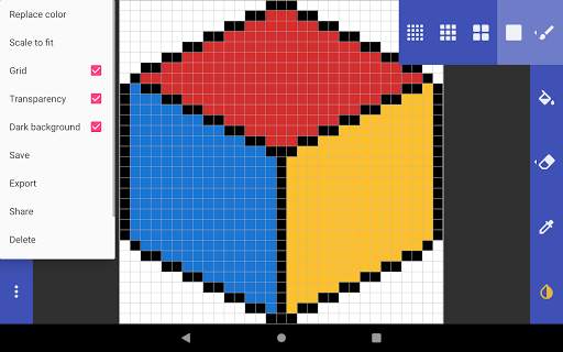 Pixel art and texture editor 7 تصوير الشاشة