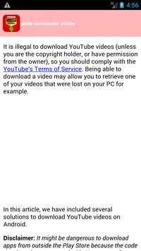 guide  vedio downloader screenshot 3