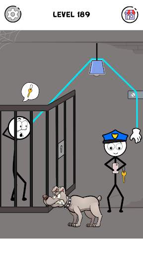 Stickman Thief Puzzle IQ Games screenshot 5