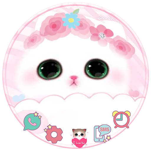 Cute Kitty Tema fofo da gatinha icon