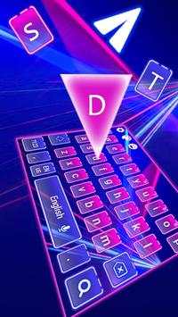 Purple Laser Keyboard Theme screenshot 2