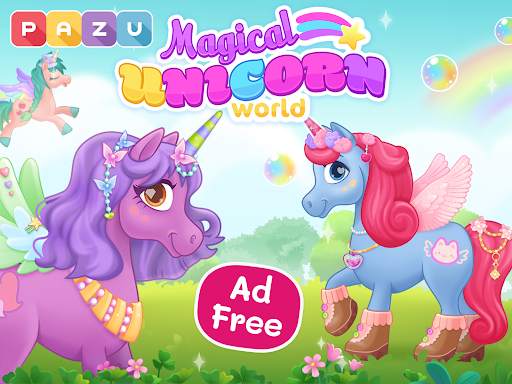 My Magical Unicorn World: Dress up Girls Games screenshot 1