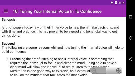 How to Gain Confidence screenshot 5