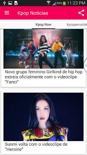 Kpop Notícias screenshot 2