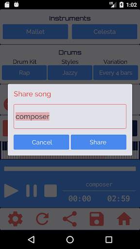 Composer lite - Algorithmic musical composer screenshot 12